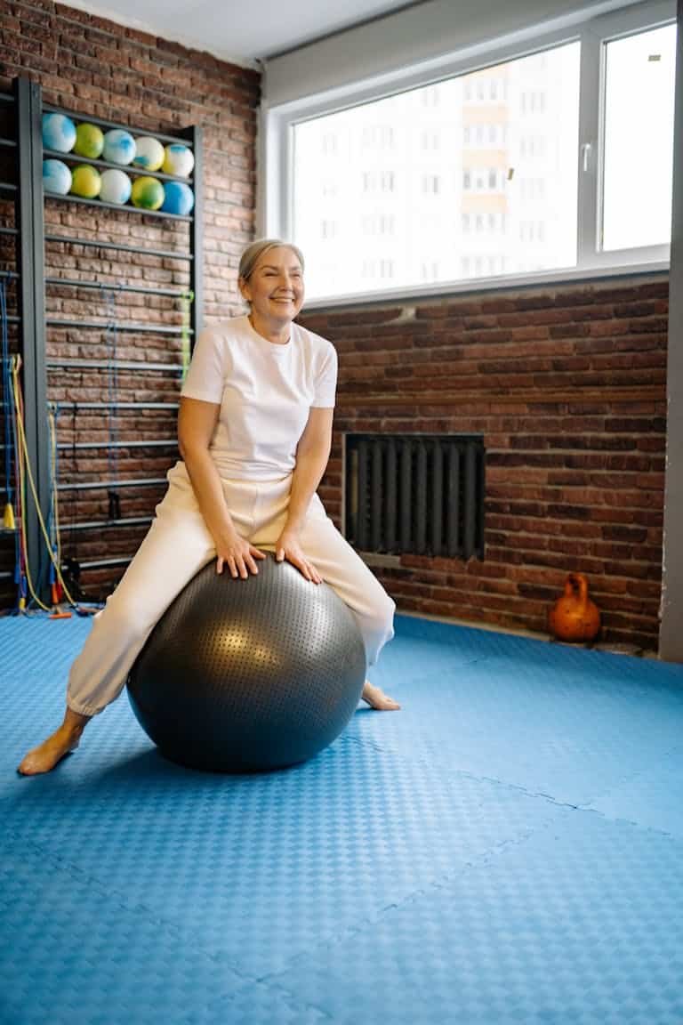 stability balls for senior core